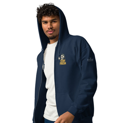 Zip-Hoodie – Stay Fresh – Produktansicht 7