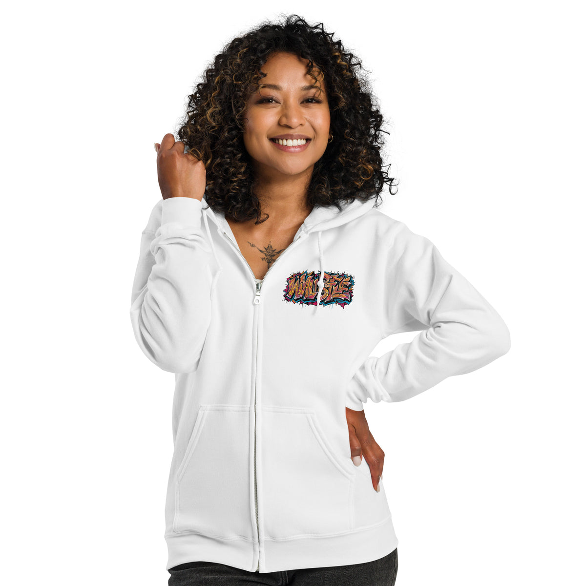 Zip-Hoodie – Wild Style I – Produktansicht 14