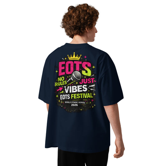 Oversized Bio-T-Shirt – Festival Chaos – Produktansicht 2