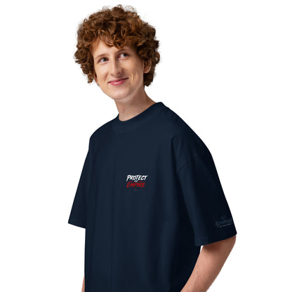 Protect the Empire Oversized Bio-T-Shirt mit Backprint – Produktansicht 2