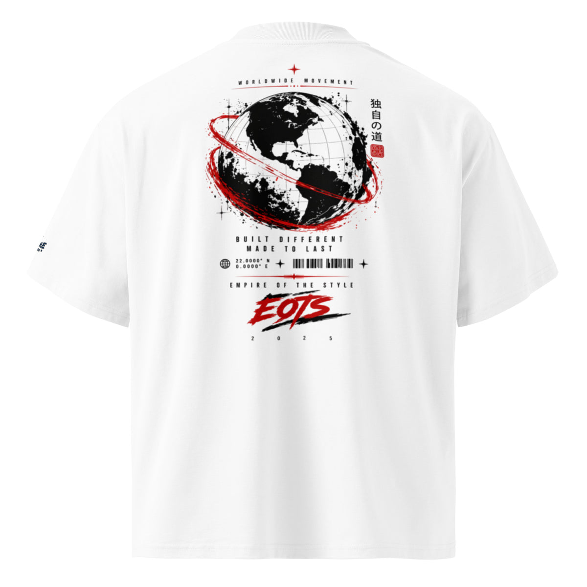 Oversized Bio-T-Shirt – EOTS Worldwide – Produktansicht 4