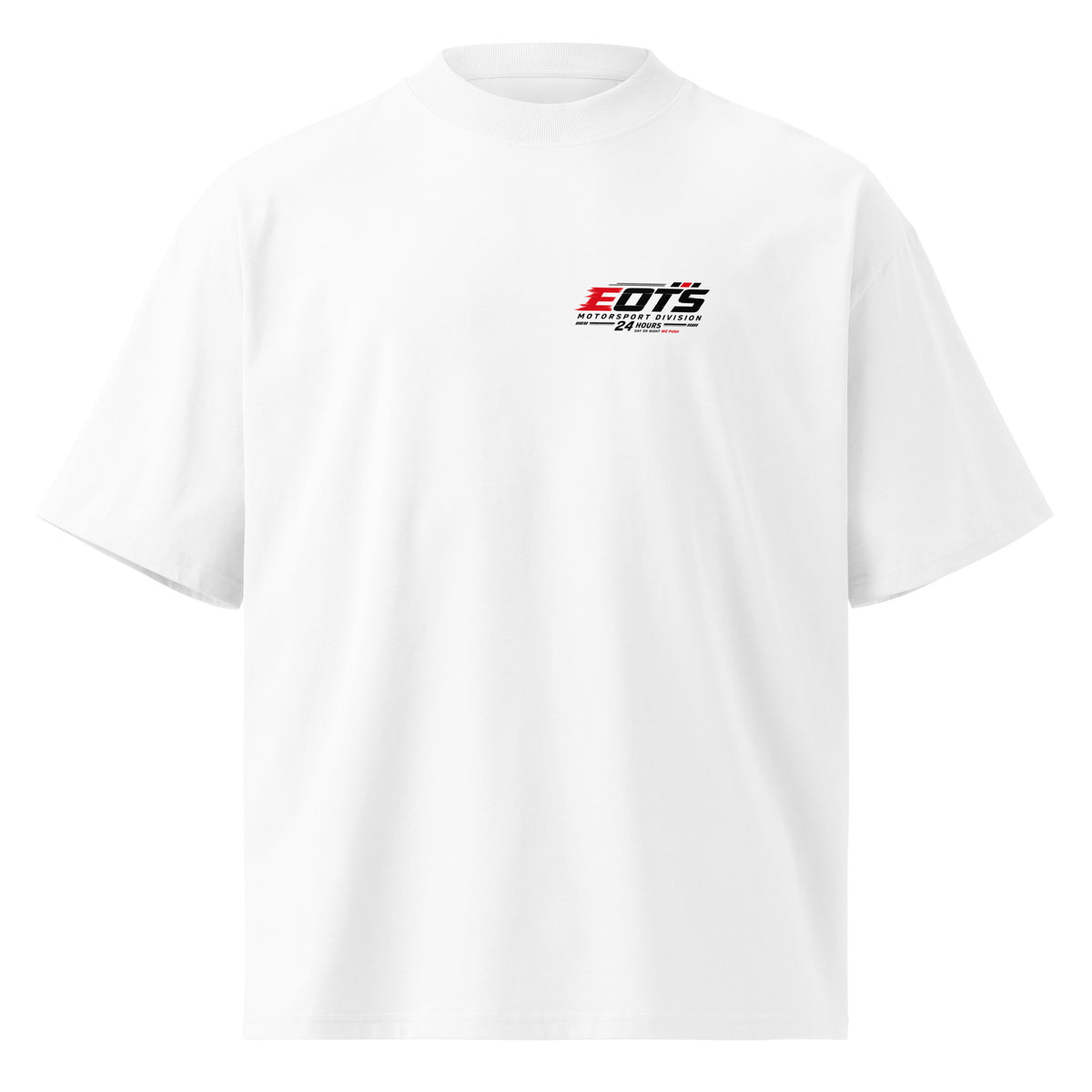 24h Motorsport Oversized Bio-T-Shirt mit breitem Kragen – Produktansicht 5
