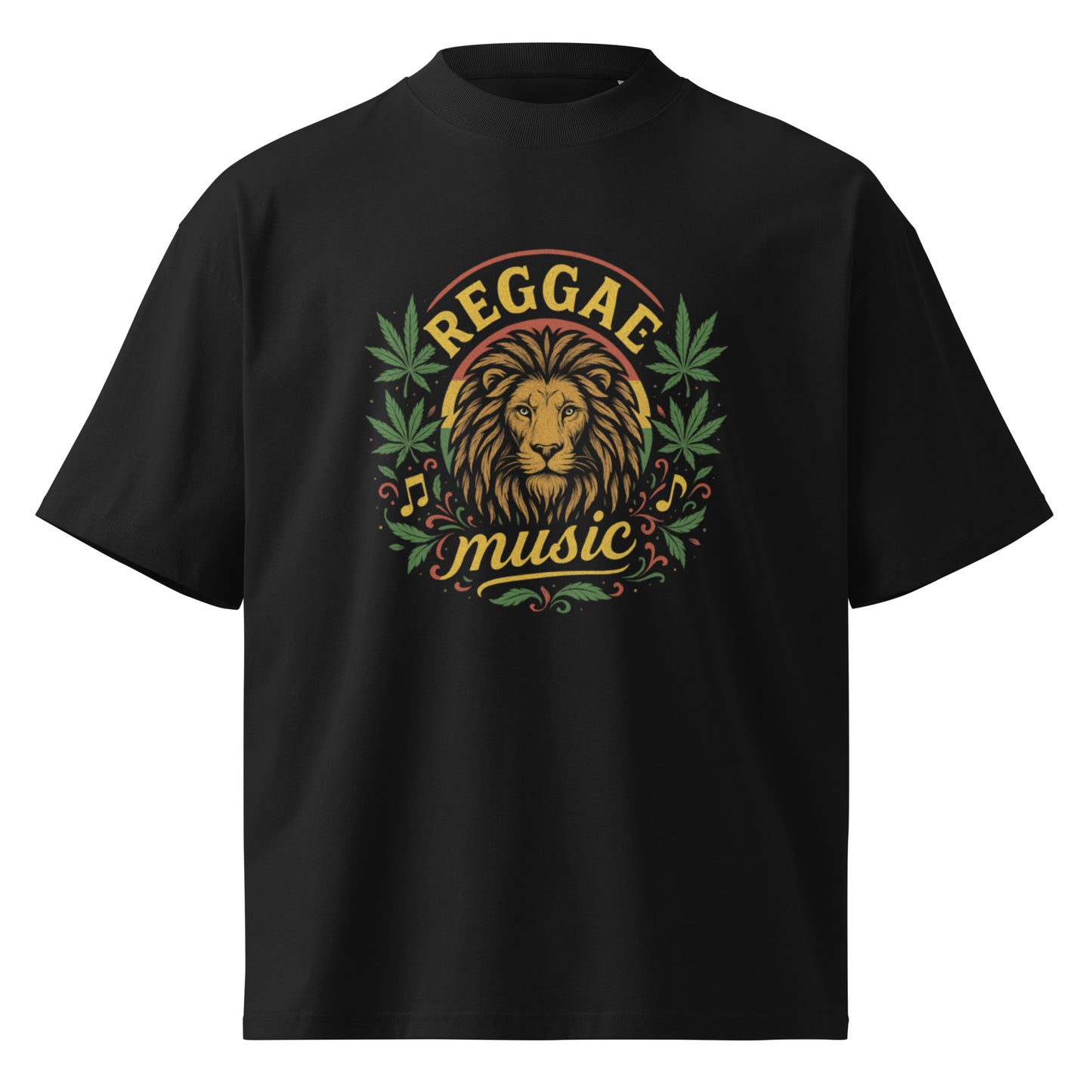Oversized Bio-T-Shirt – Reggae Music – Produktansicht 2