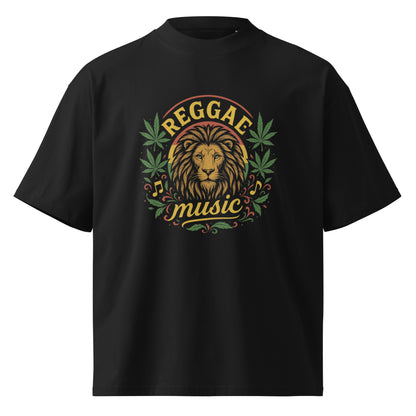 Oversized Bio-T-Shirt – Reggae Music – Produktansicht 2