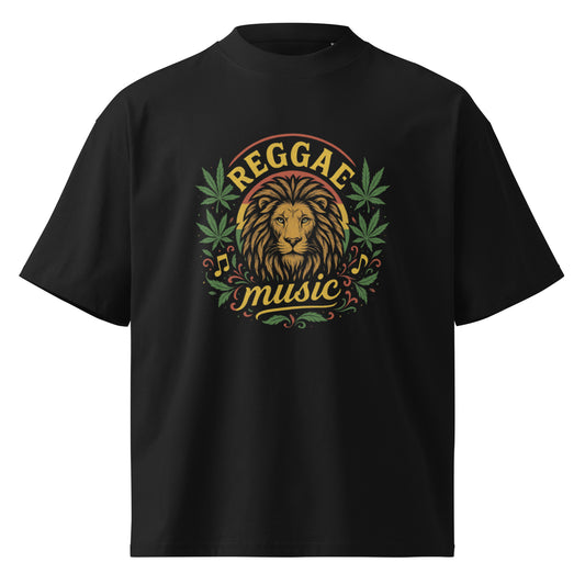 Oversized Bio-T-Shirt – Reggae Music – Produktansicht 2