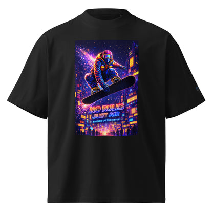 Oversized Bio-T-Shirt – NO RULES JUST AIR – Produktansicht 5