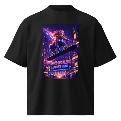 Oversized Bio-T-Shirt – No Rules Just Air – Produktansicht 4