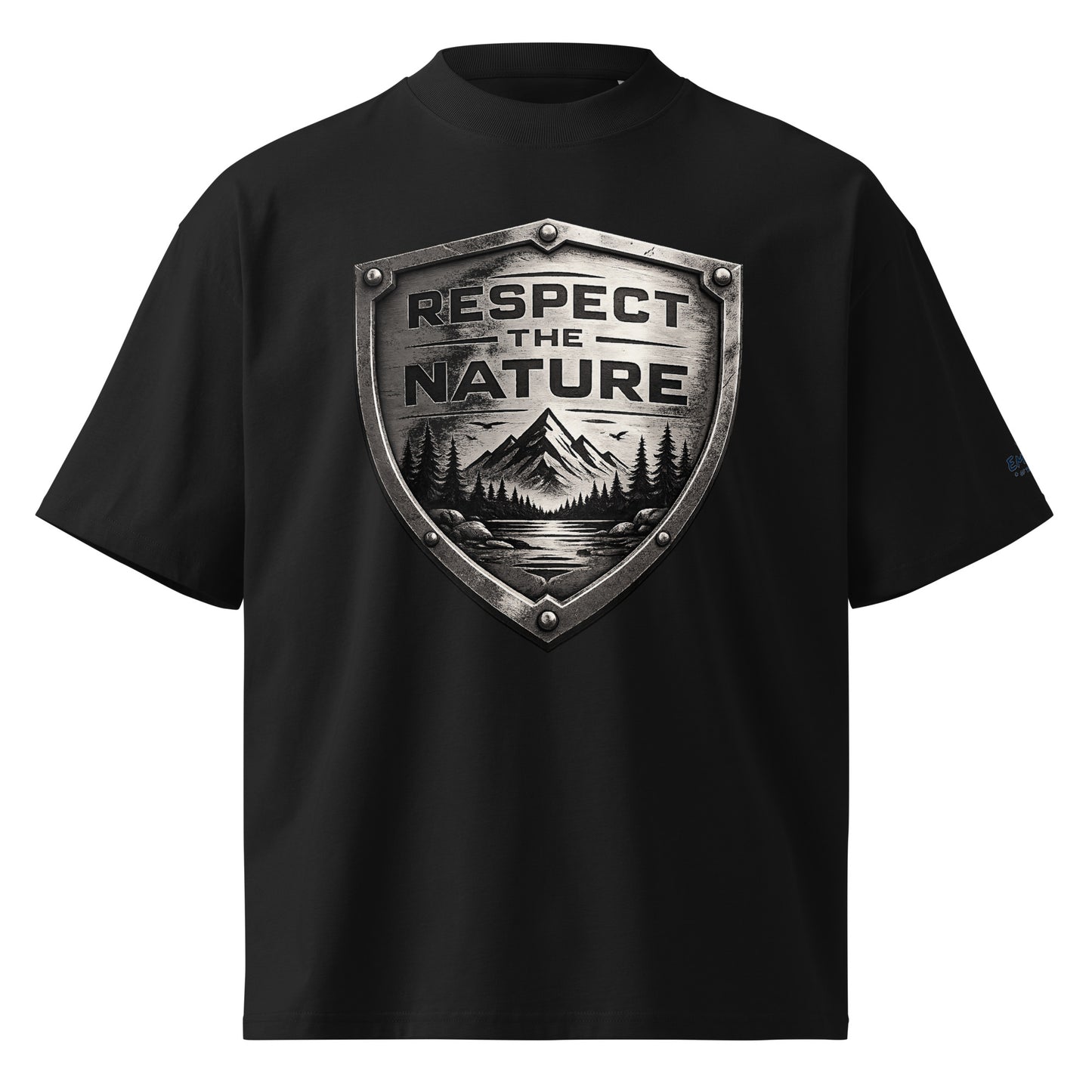 Oversized Bio-T-Shirt – Respect the Nature – Produktansicht 4