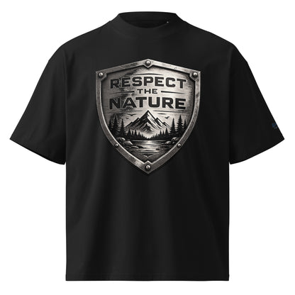 Oversized Bio-T-Shirt – Respect the Nature – Produktansicht 4