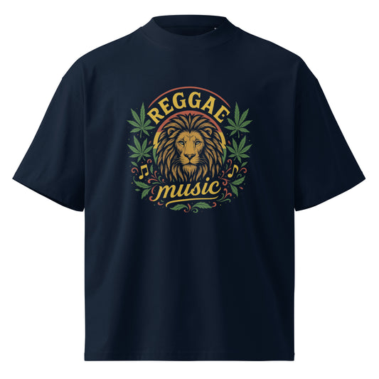 Oversized Bio-T-Shirt – Reggae Music – Produktansicht 1