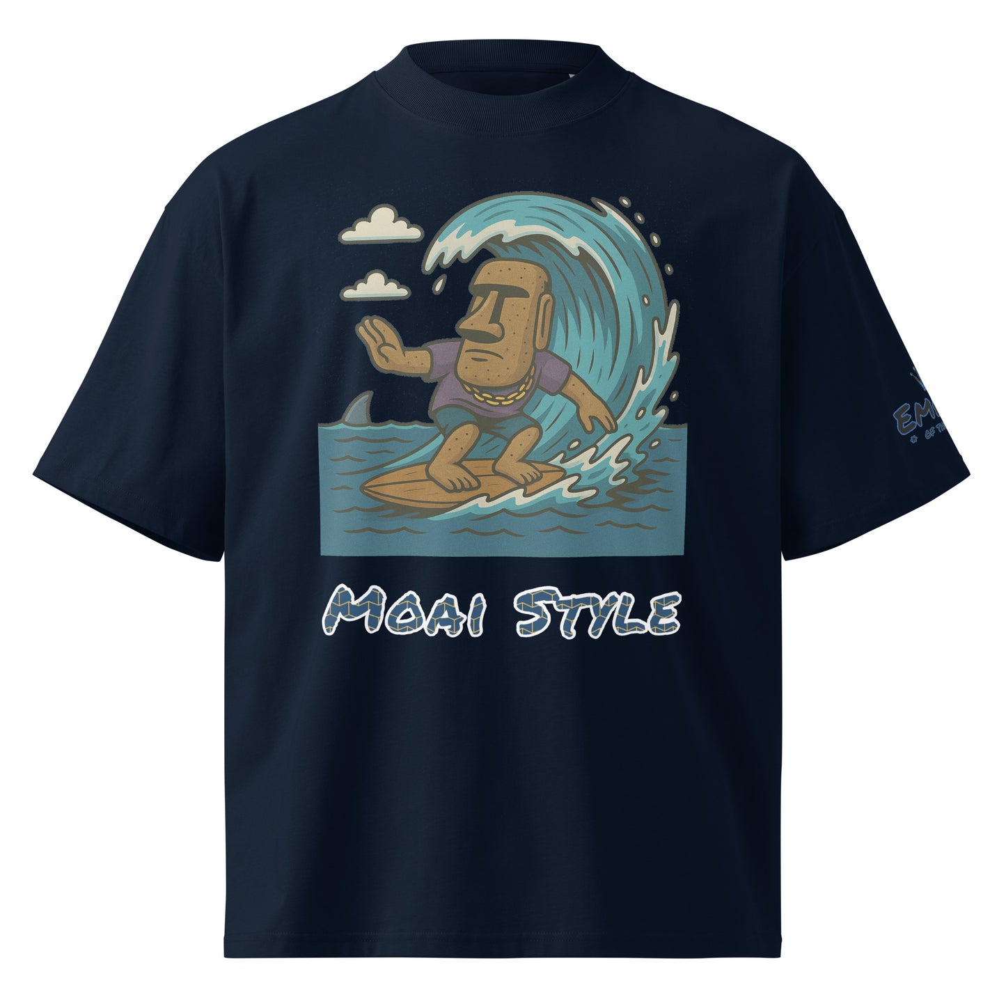 Oversized Bio-T-Shirt – Moai Style – Produktansicht 5