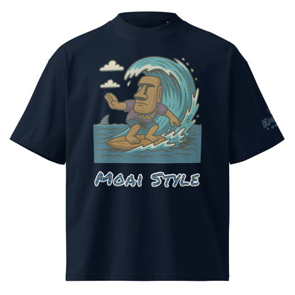 Oversized Bio-T-Shirt – Moai Style – Produktansicht 5