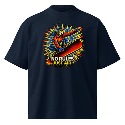 Oversized Bio-T-Shirt – NO RULES JUST AIR – Produktansicht 4