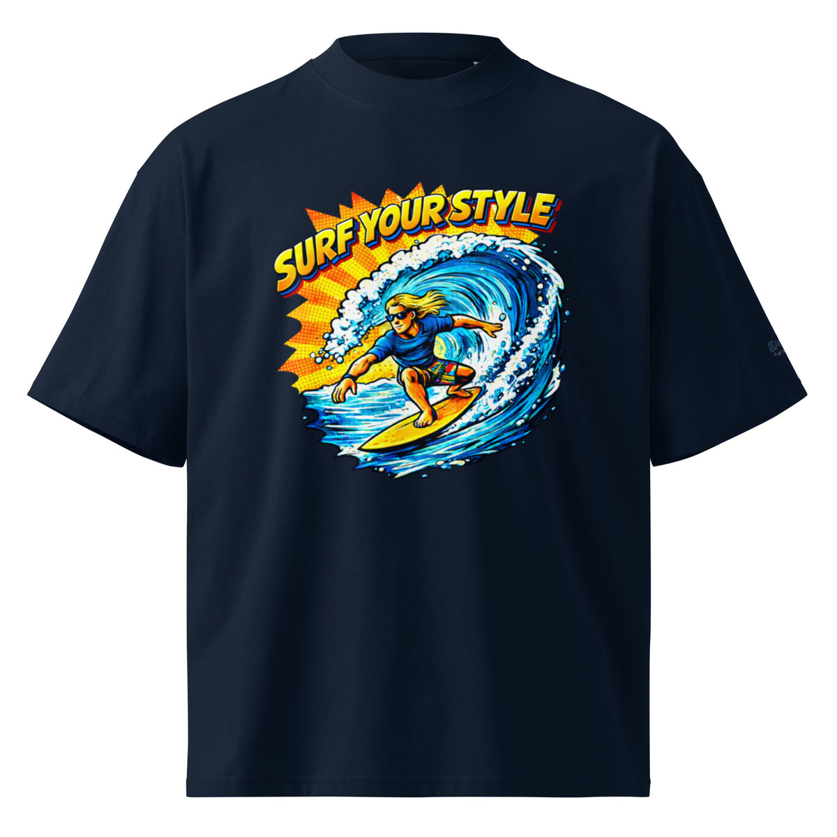 Oversized Bio-T-Shirt – SURF YOUR STYLE – Produktansicht 1