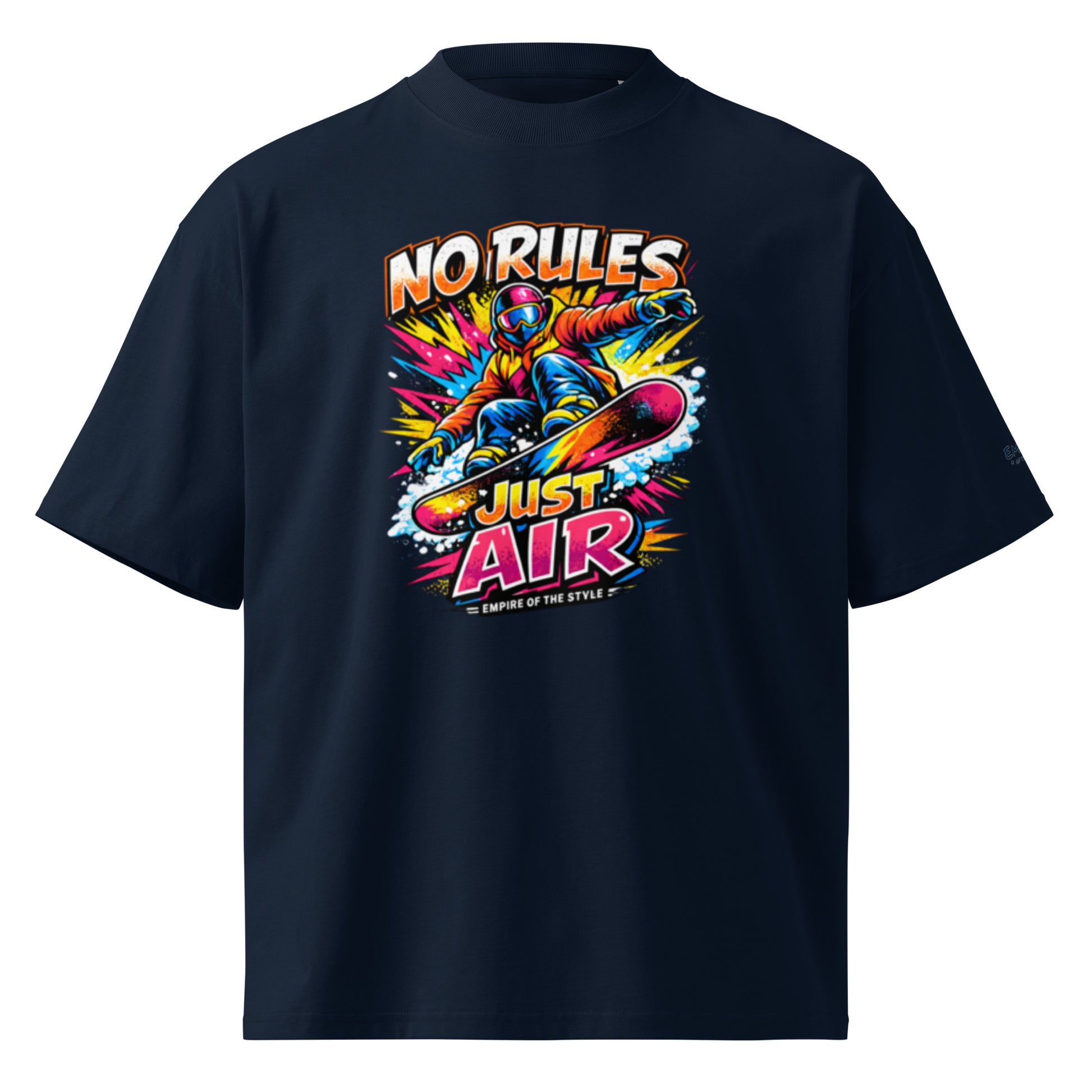 Oversized Bio-T-Shirt – Just Air – Produktansicht 2