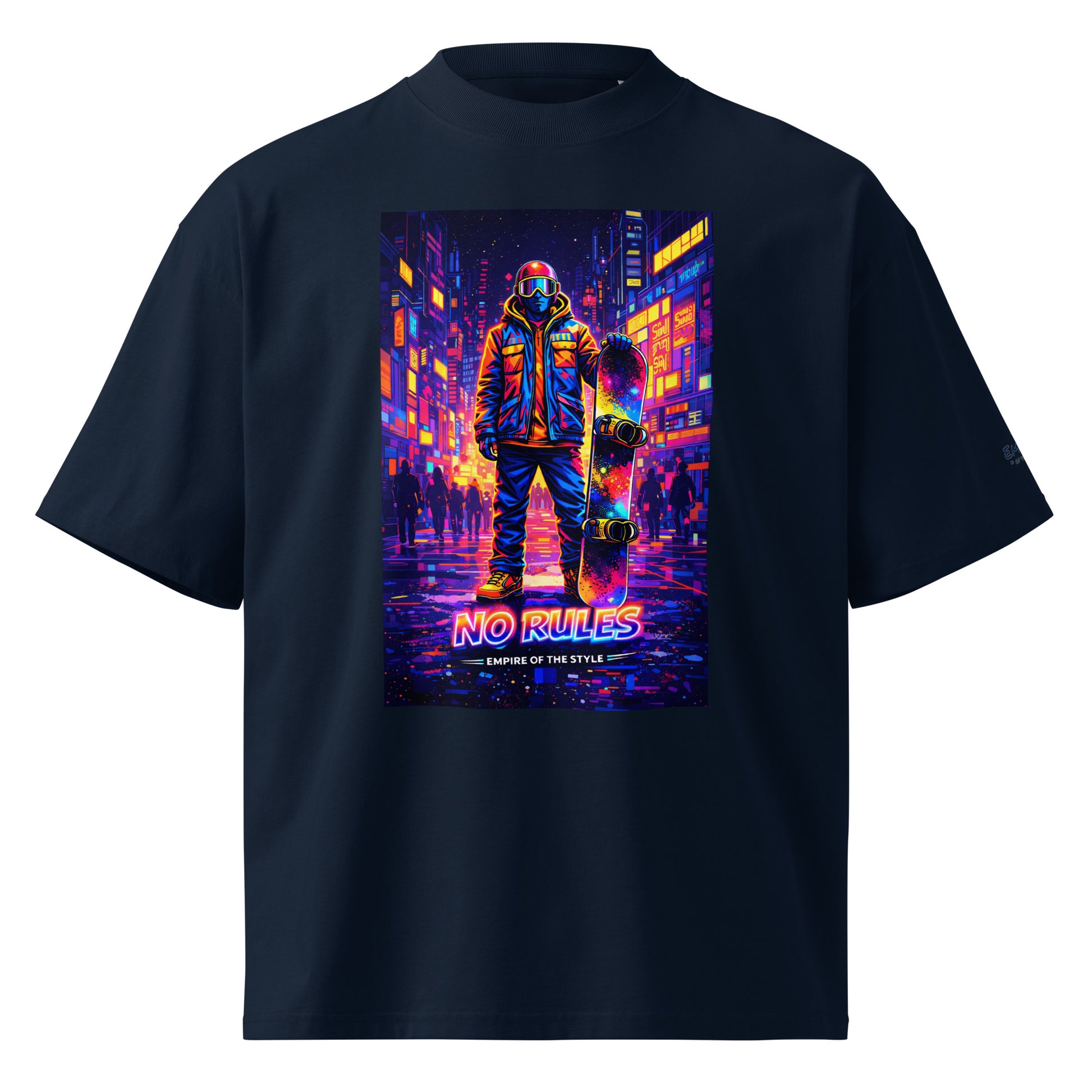Oversized Bio-T-Shirt – NO RULES – Produktansicht 1