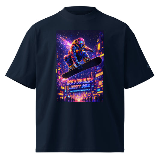 Oversized Bio-T-Shirt – NO RULES JUST AIR – Produktansicht 1