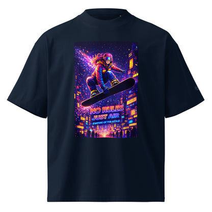 Oversized Bio-T-Shirt – No Rules Just Air – Produktansicht 5