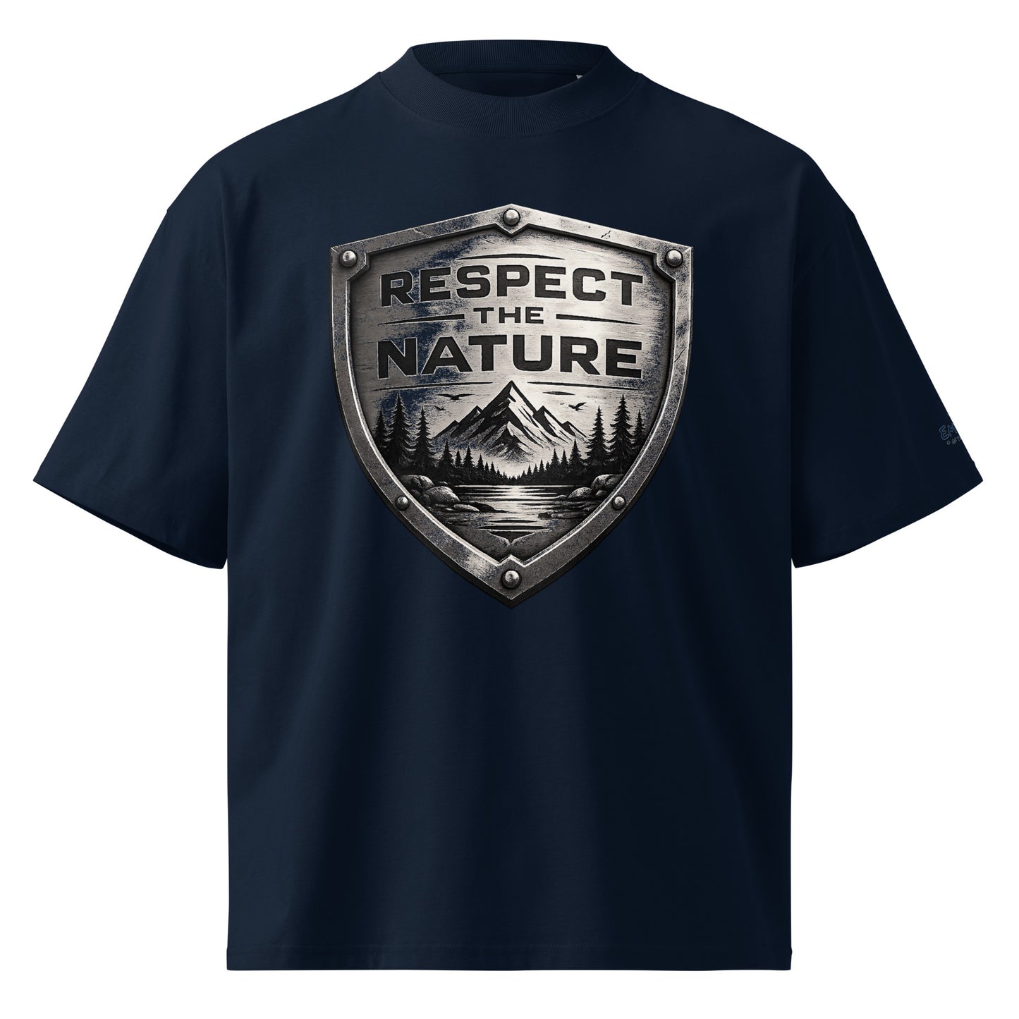 Oversized Bio-T-Shirt – Respect the Nature – Produktansicht 5