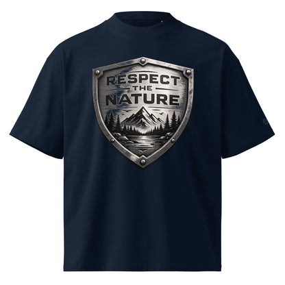 Oversized Bio-T-Shirt – Respect the Nature – Produktansicht 5