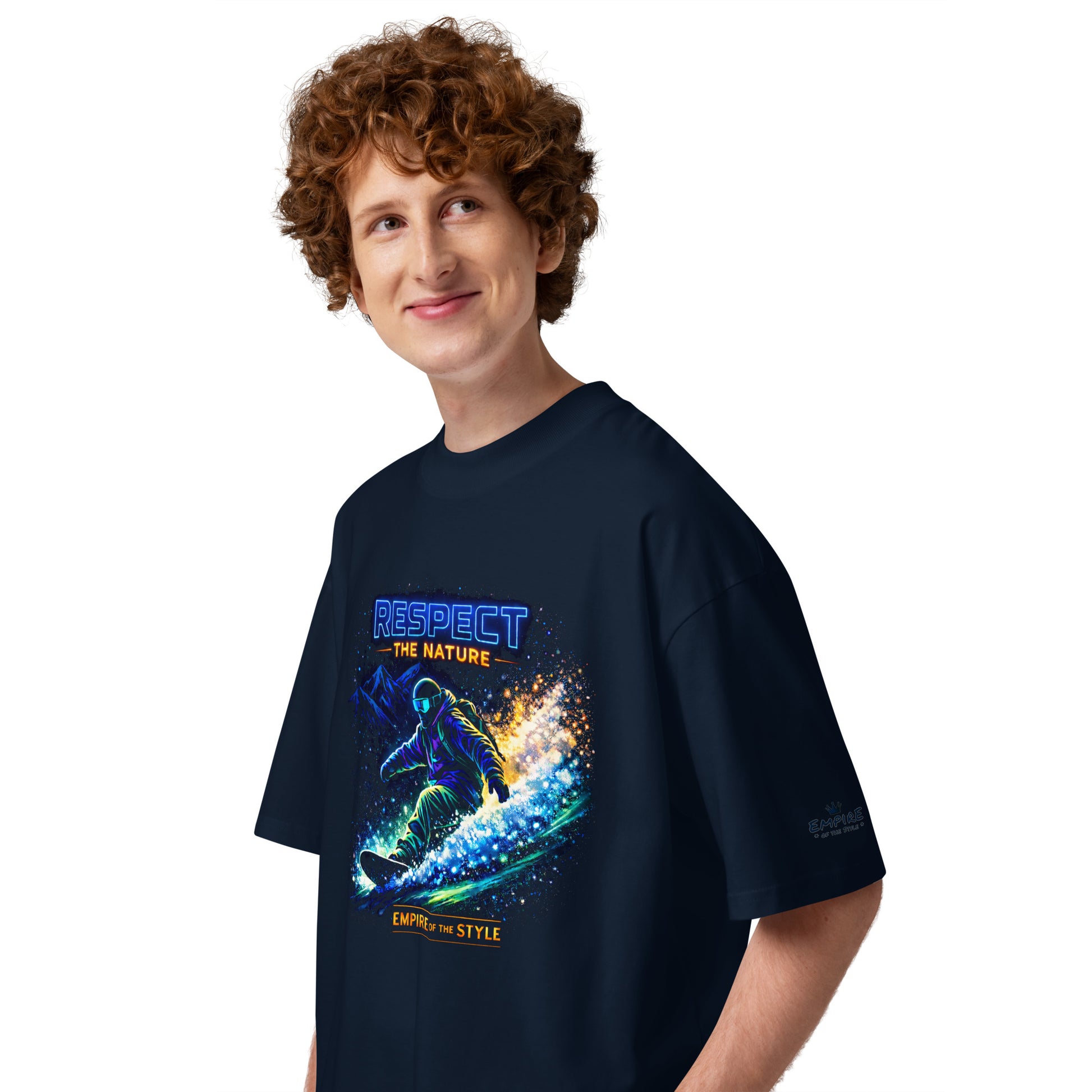 Oversized Bio-T-Shirt – Respect the Nature – Produktansicht 3