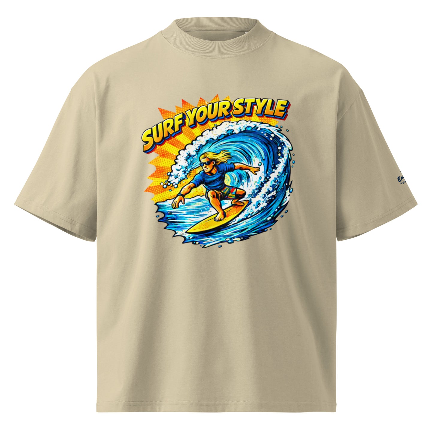 Oversized Bio-T-Shirt – SURF YOUR STYLE – Produktansicht 4