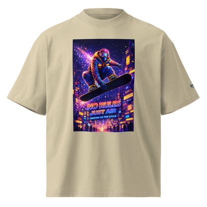 Oversized Bio-T-Shirt – NO RULES JUST AIR – Produktansicht 7