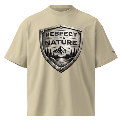 Oversized Bio-T-Shirt – Respect the Nature – Produktansicht 7