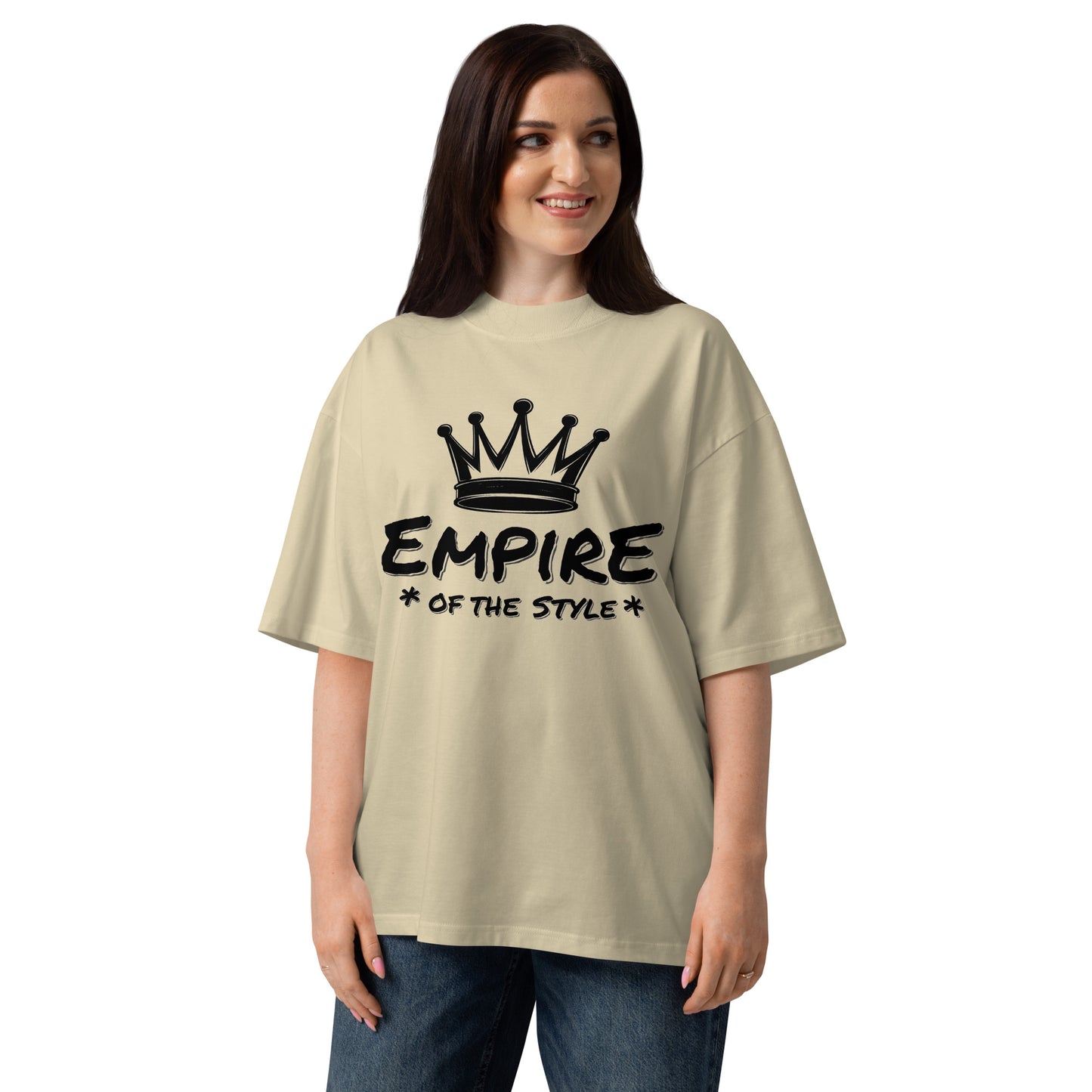 Oversized Bio-T-Shirt – Empire of the Style – Produktansicht 1