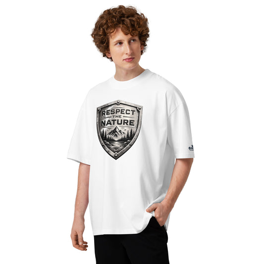 Oversized Bio-T-Shirt – Respect the Nature – Produktansicht 2