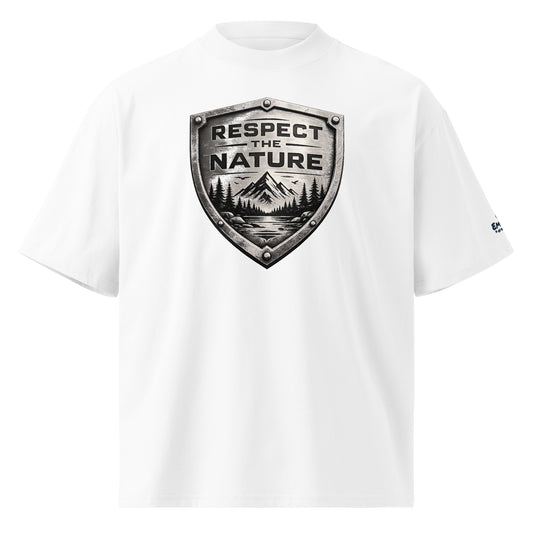 Oversized Bio-T-Shirt – Respect the Nature – Produktansicht 1
