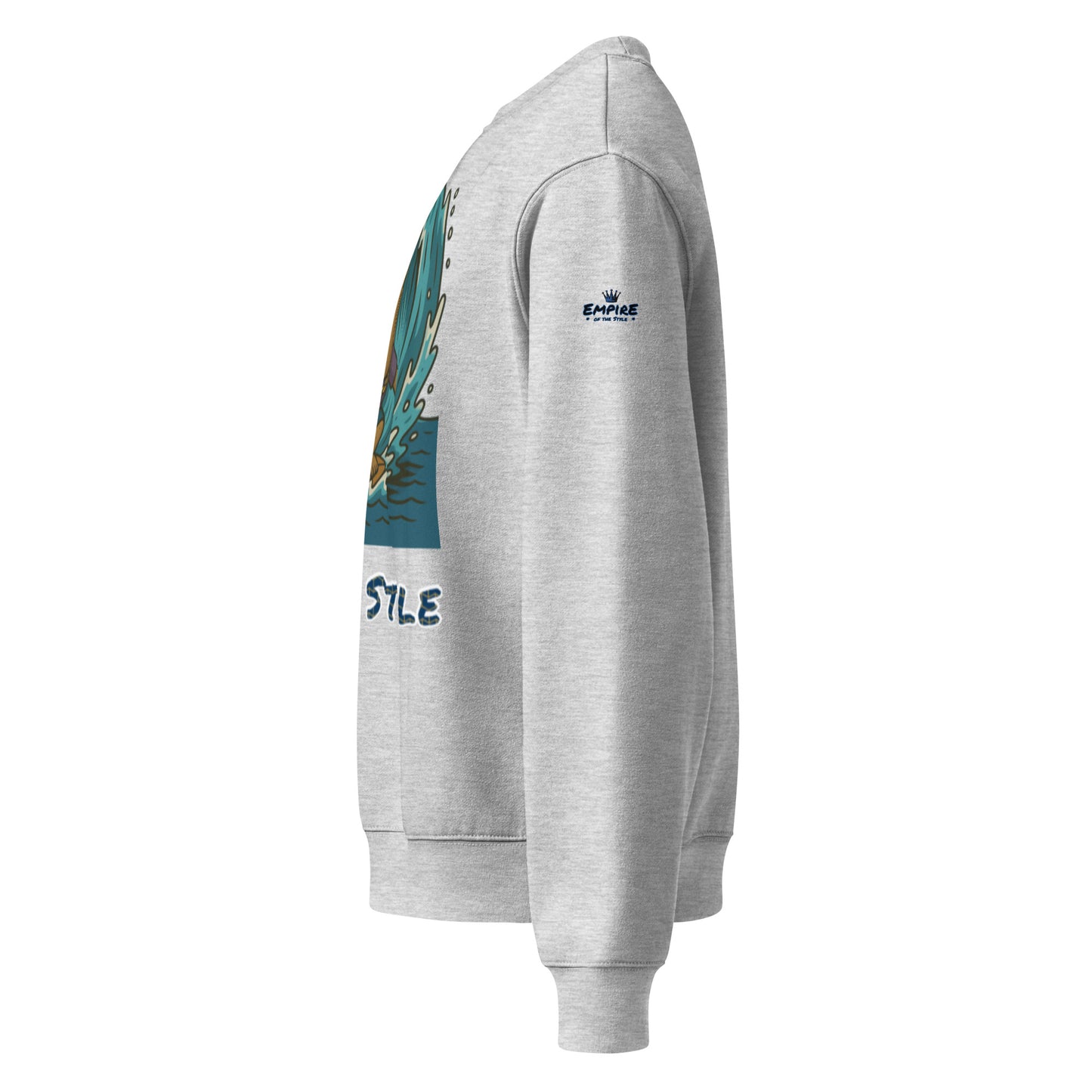 Oversized Fleece-Sweatshirt – Moai Style – Produktansicht 23