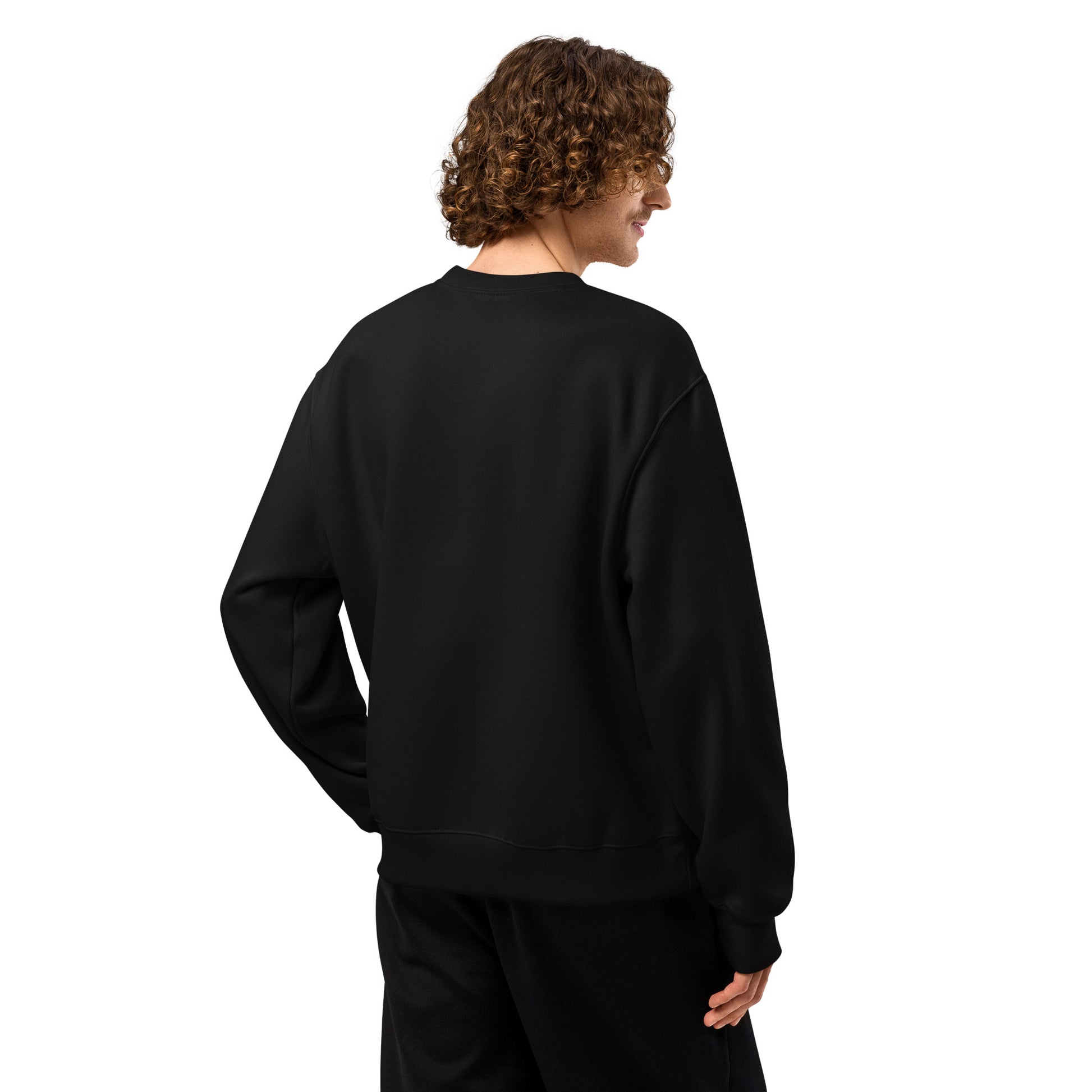 Oversized Fleece Sweatshirt – Moai Style – Produktansicht 5