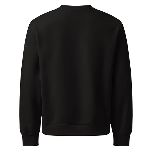 Oversized Fleece-Sweatshirt – Moai Style – Produktansicht 2