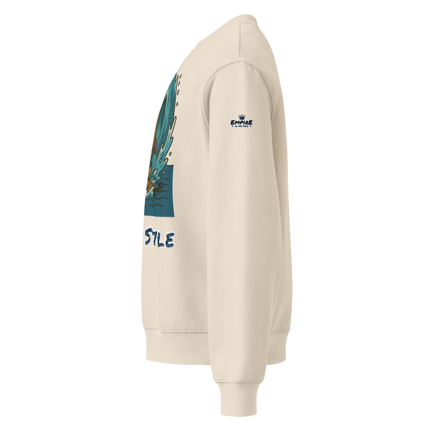 Oversized Fleece-Sweatshirt – Moai Style – Produktansicht 19