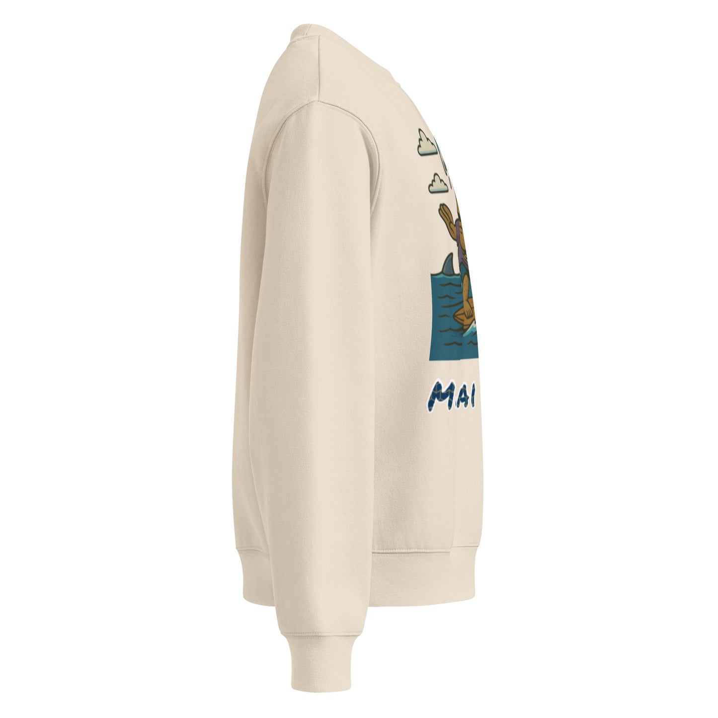 Oversized Fleece-Sweatshirt – Moai Style – Produktansicht 20