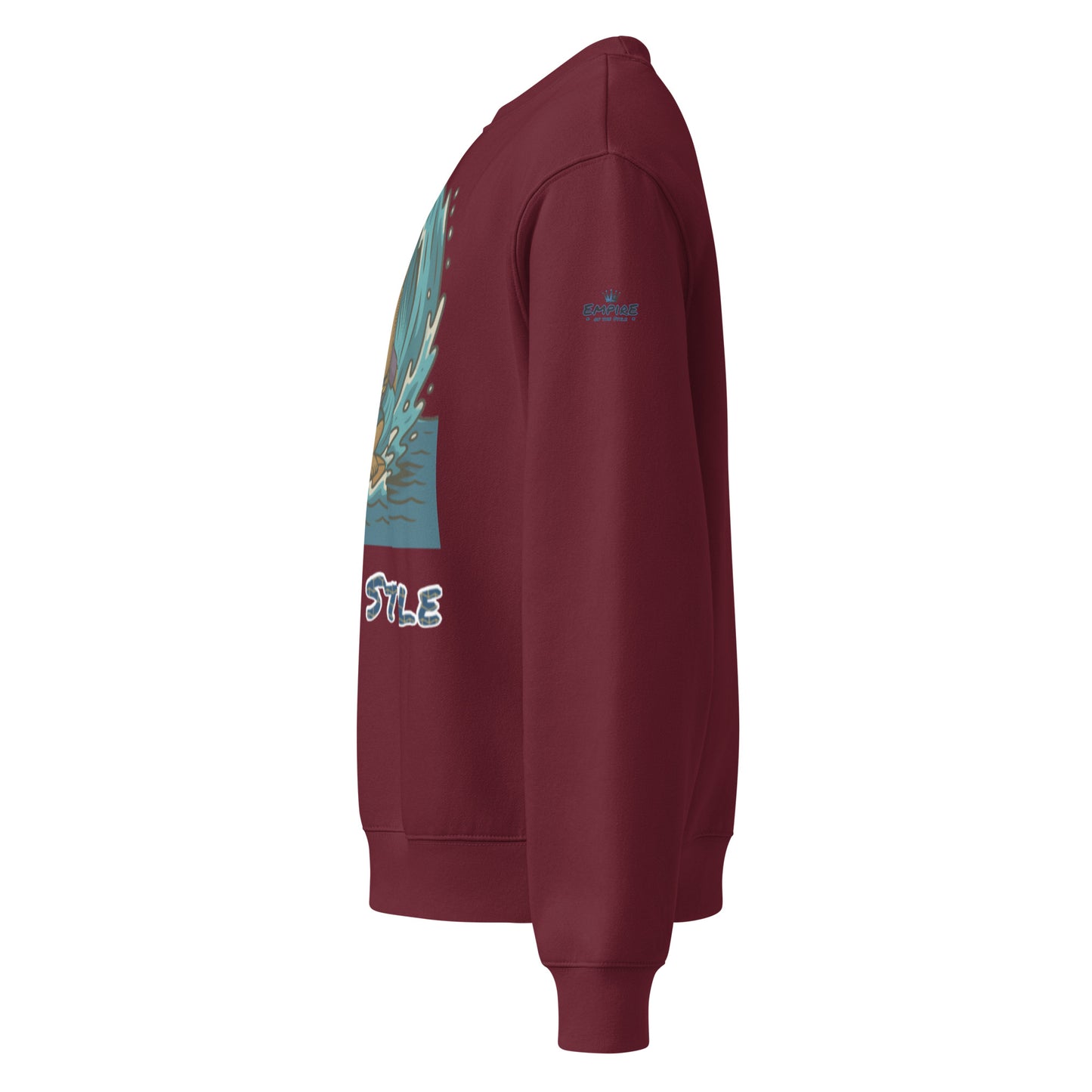 Oversized Fleece-Sweatshirt – Moai Style – Produktansicht 15