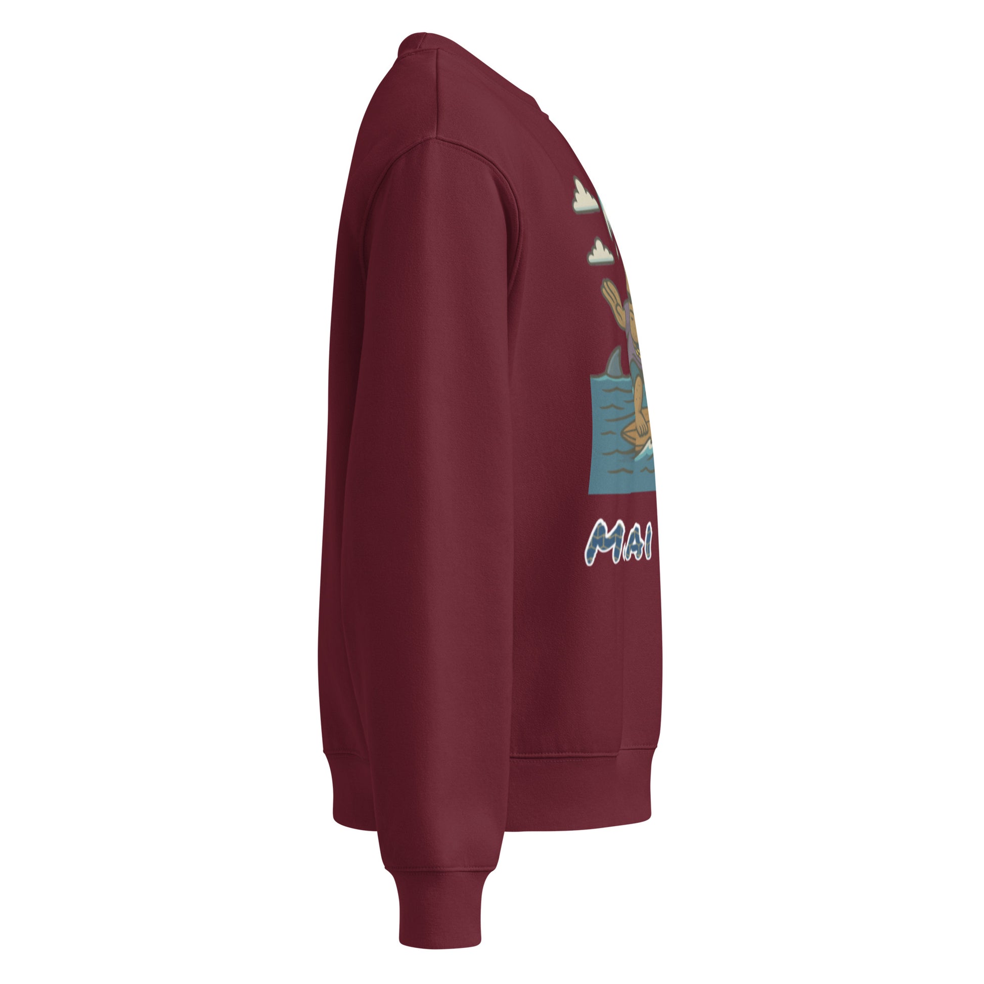 Oversized Fleece-Sweatshirt – Moai Style – Produktansicht 16