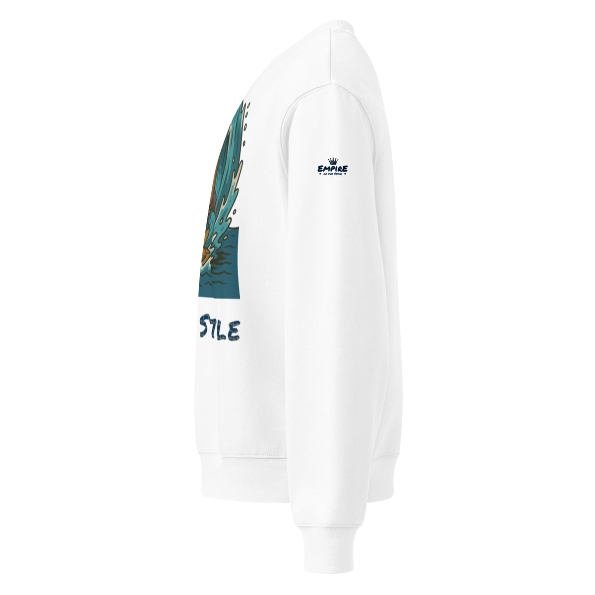 Oversized Fleece-Sweatshirt – Moai Style – Produktansicht 27