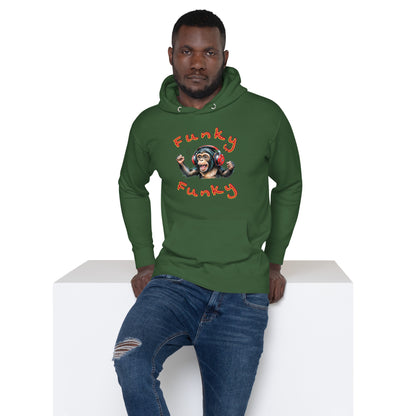 Hoodie, Monkey Music II, Unisex, verschiedene Farben – Produktansicht 8
