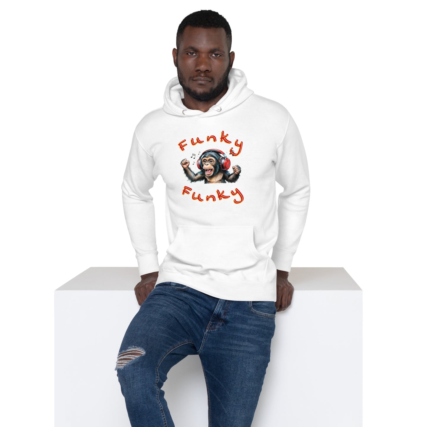 Hoodie, Monkey Music II, Unisex, verschiedene Farben – Produktansicht 12