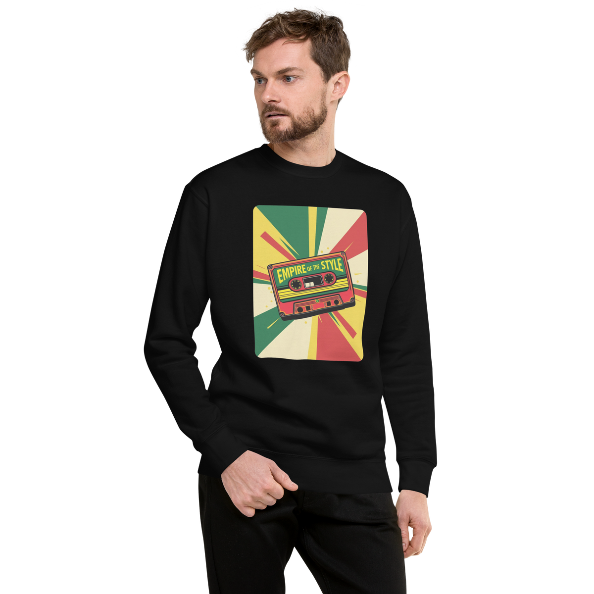 Pullover, Cassette Tape I, Unisex, verschiedene Farben erhältlich – Produktansicht 4