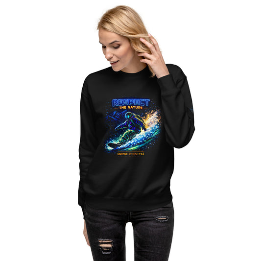 Sweatshirt – Respect the Nature – Produktansicht 1