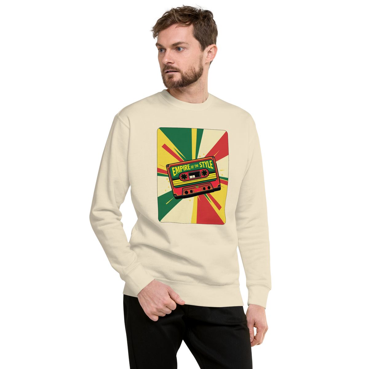 Pullover, Cassette Tape I, Unisex, verschiedene Farben erhältlich – Produktansicht 12