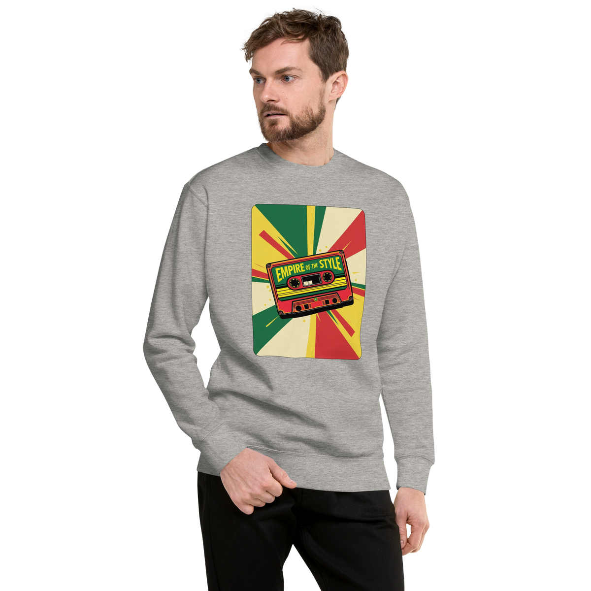 Pullover, Cassette Tape I, Unisex, verschiedene Farben erhältlich – Produktansicht 10