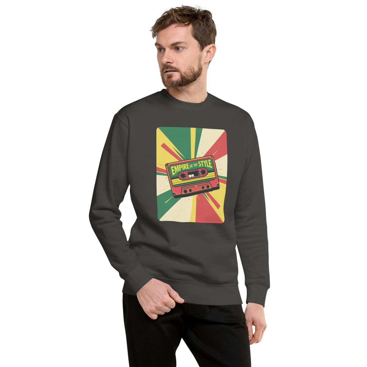Pullover, Cassette Tape I, Unisex, verschiedene Farben erhältlich – Produktansicht 8