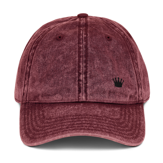 Vintage Baumwoll-Cord-Cap – Bordeaux – Produktansicht 1