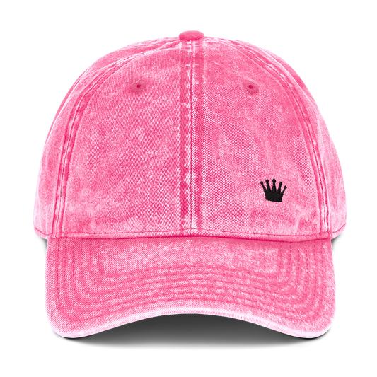 Vintage Baumwoll-Cord-Cap – Rosa – Produktansicht 1