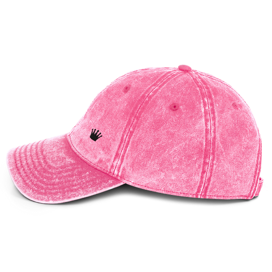 Vintage Baumwoll-Cord-Cap – Rosa – Produktansicht 2
