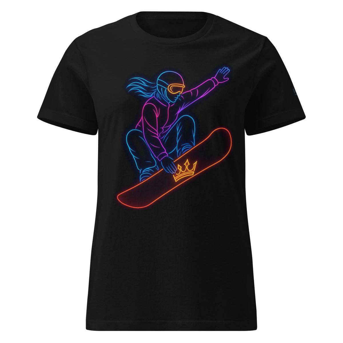 Tailliertes Damen-T-Shirt – Indy Grab – Produktansicht 1